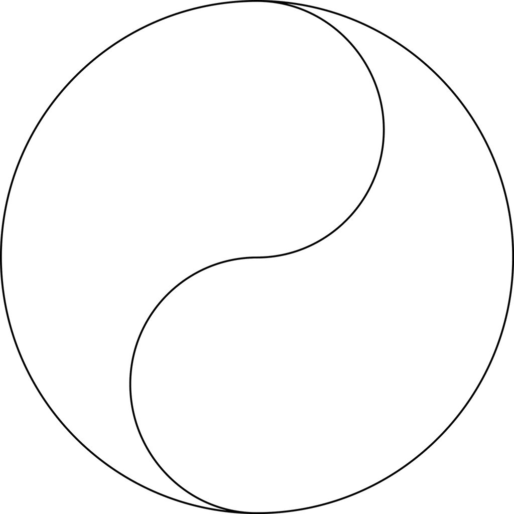 Design Similar To Yin Yang Symbol ClipArt ETC