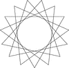 5 Congruent Rotated Equilateral Triangles