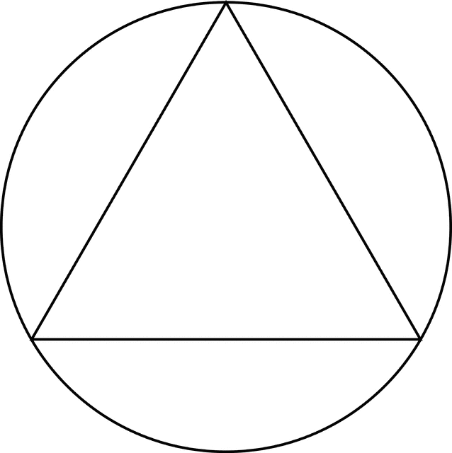 How To Make An Equilateral Triangle Inscribed In A Circle Templates Sample Printables 0034