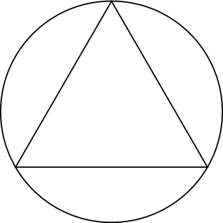 Triangle with circle around it bmw #2