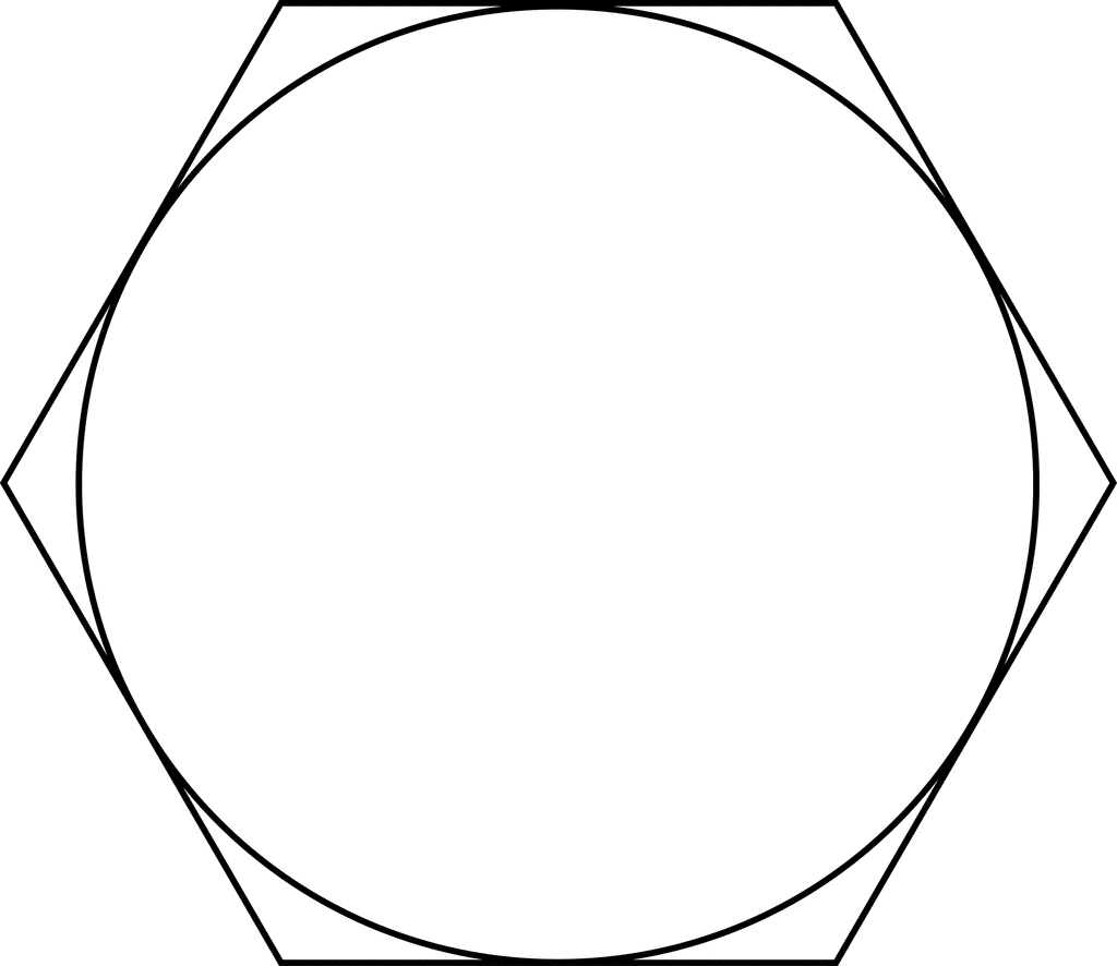 a perfect hexagon