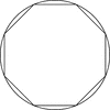 Regular Octagon Inscribed In A Circle