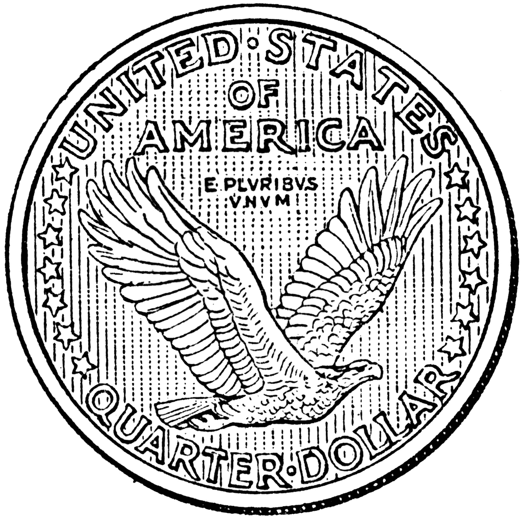 quarter coin clipart - photo #23