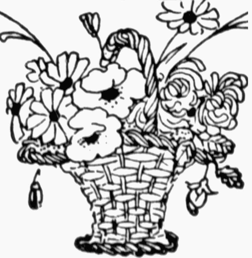 flower basket clipart - photo #33