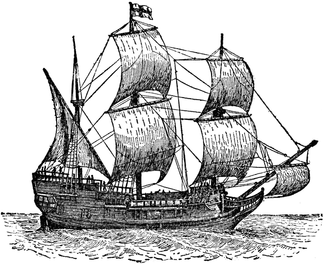 mayflower ship clipart - photo #6