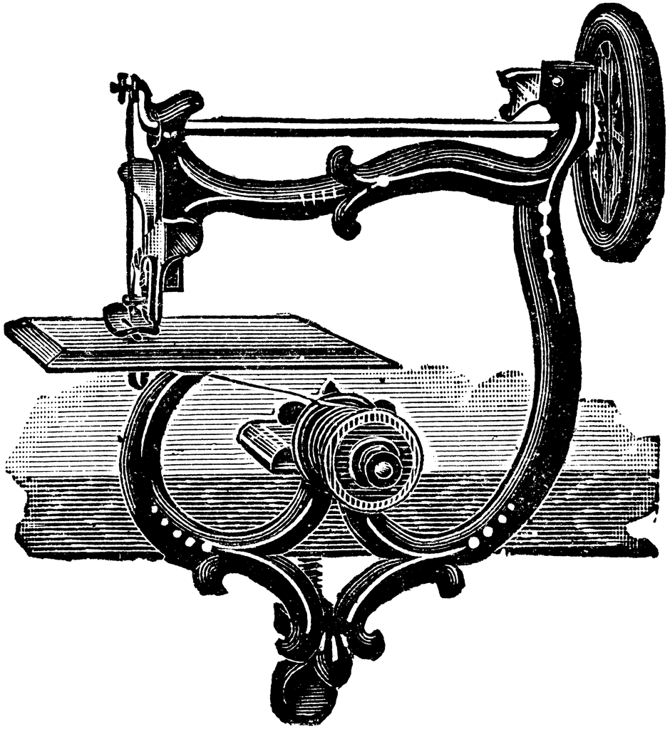 clipart vintage sewing machine - photo #30