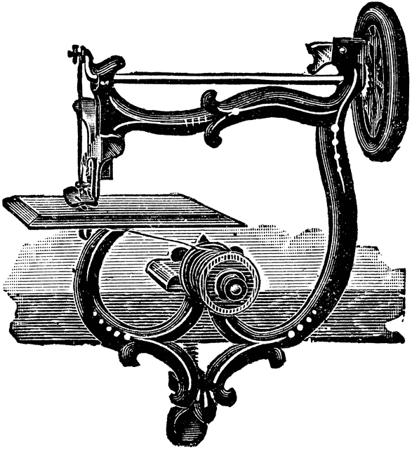 clipart vintage sewing machine - photo #48