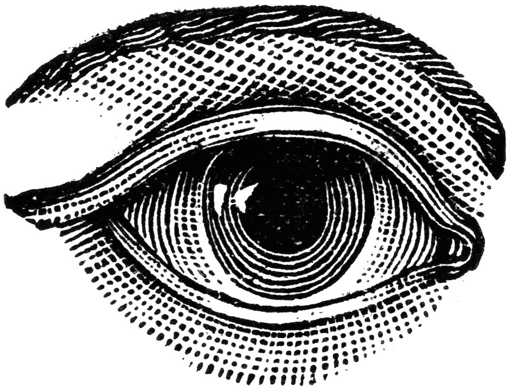 eyes clip art black and white - photo #39