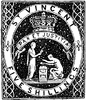 St. Vincent Five Shillings Stamp, 1880-1881