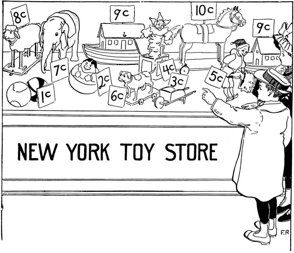 shop clipart black and white - photo #32