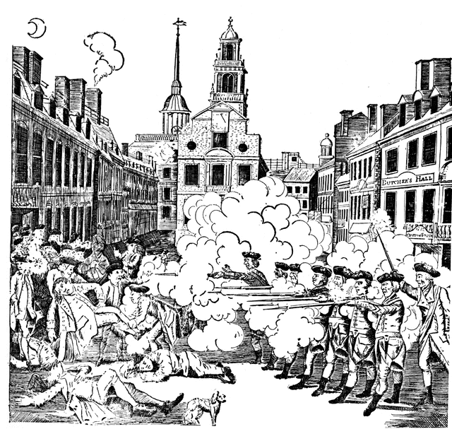 Boston Massacre By Paul Revere