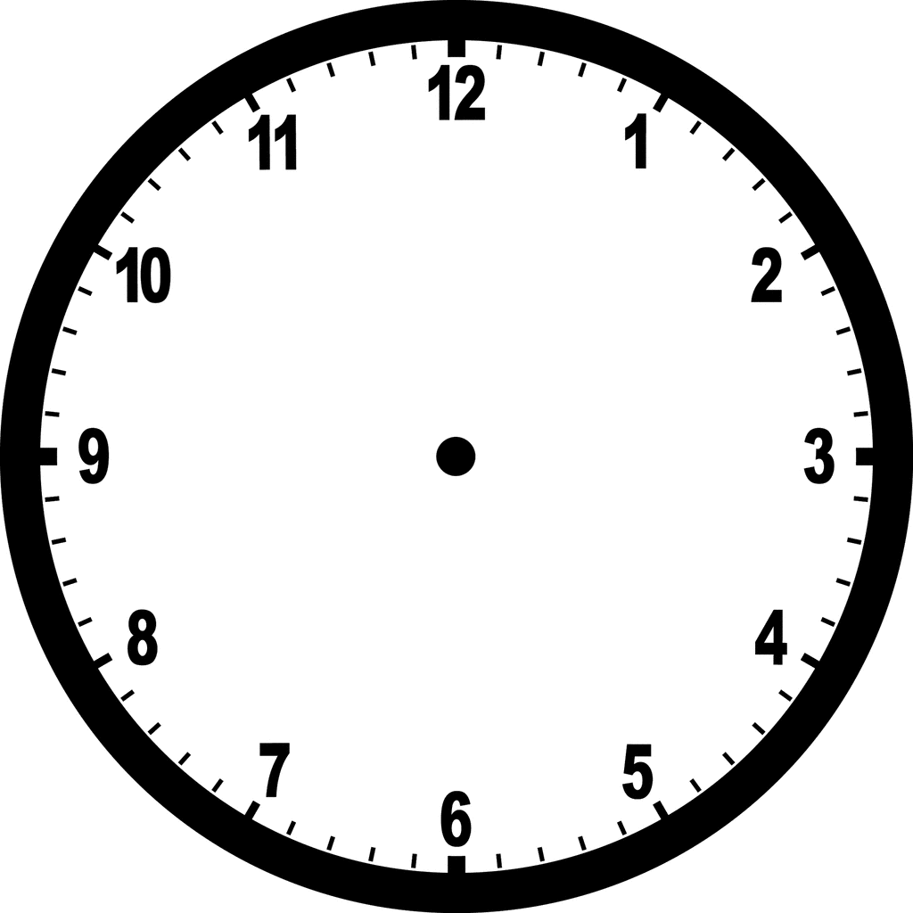 clip art of a clock face - photo #2