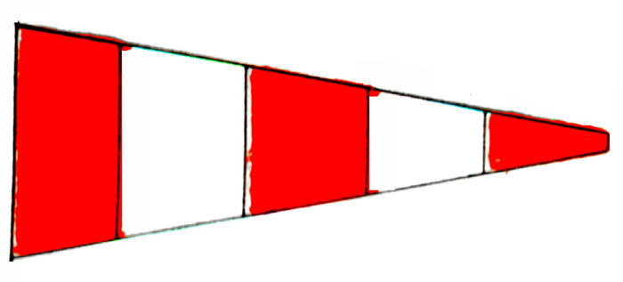 Code flag answering pennant