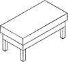 Isometric Of A Carpenter's Bench