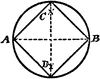 Construction Of A Square Inscribed In A Circle