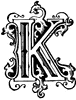 K, Ornamental letter
