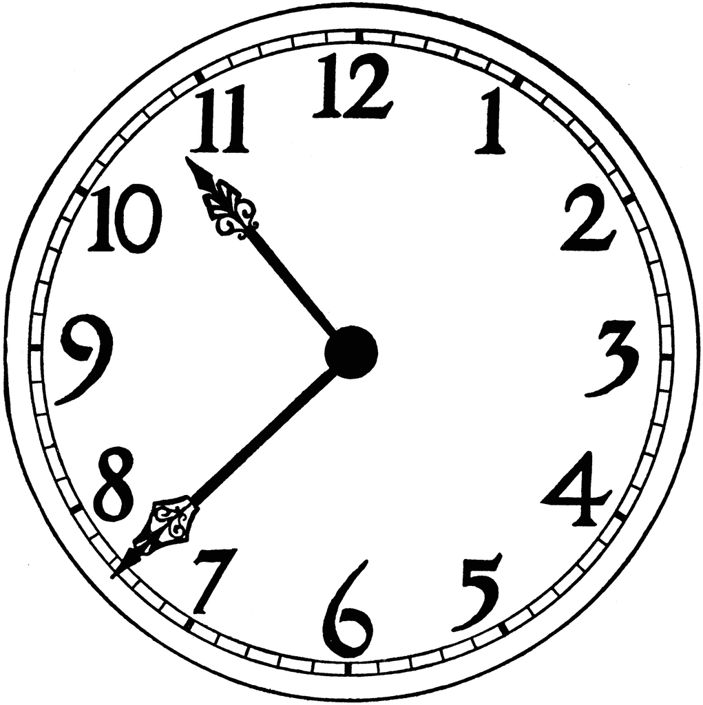 free clipart clock face - photo #7