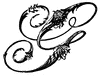 G, Ornamental script