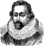 Sir Francis Drake, Vice Admiral, (c. 1540 - 27 January 1595) was an English privateer, navigator, slaver, and politician of the Elizabethan era. Queen Elizabeth I awarded Drake knighthood in 1581. He was second-in-command of the English fleet against the Spanish Armada in 1588, subordinate only to Charles Howard and the Queen herself. He died of dysentery after unsuccessfully attacking San Juan, Puerto Rico in 1595.