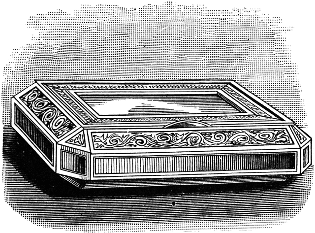 Gold box presented to Bainbridge by the city of Albany