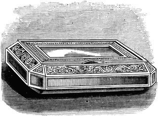 Gold box presented to Bainbridge by the city of Albany