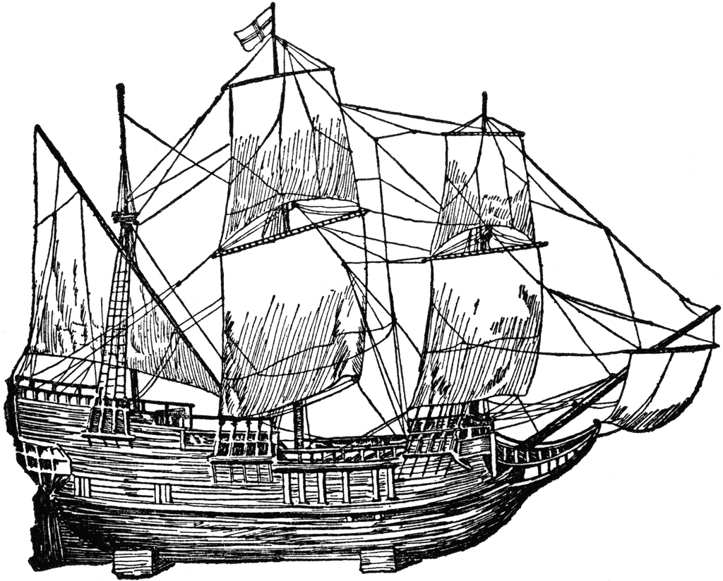 mayflower ship clipart - photo #14