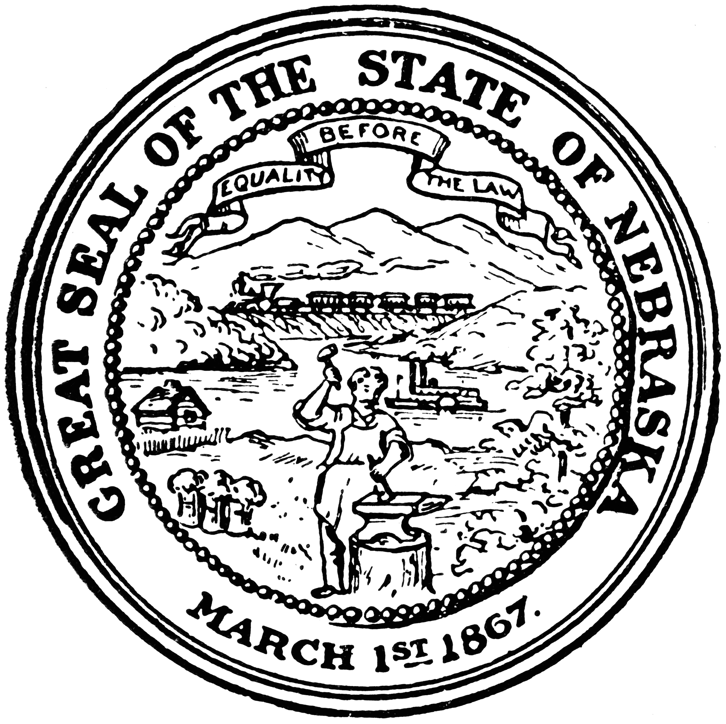 Seal Of Nebraska Clipart Etc