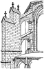 Early Gothic Flying Buttress