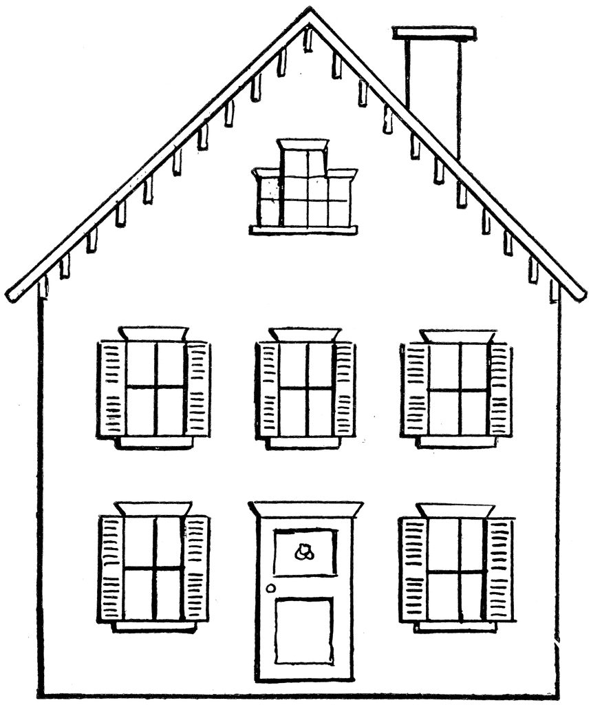 Drawing a House 2 | ClipArt ETC