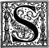 S, Ornate initial