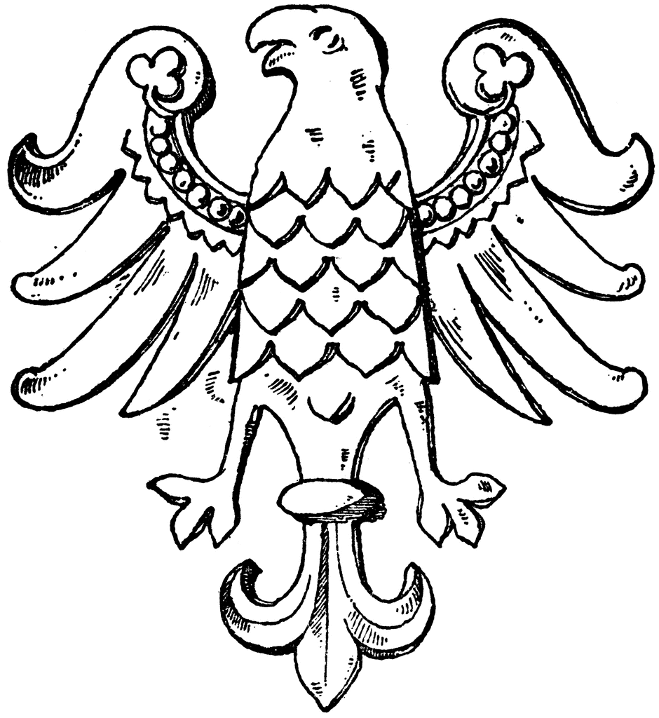 eagle heraldry clipart - photo #4