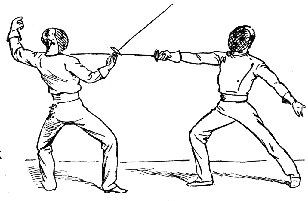fencing sport clipart - photo #5