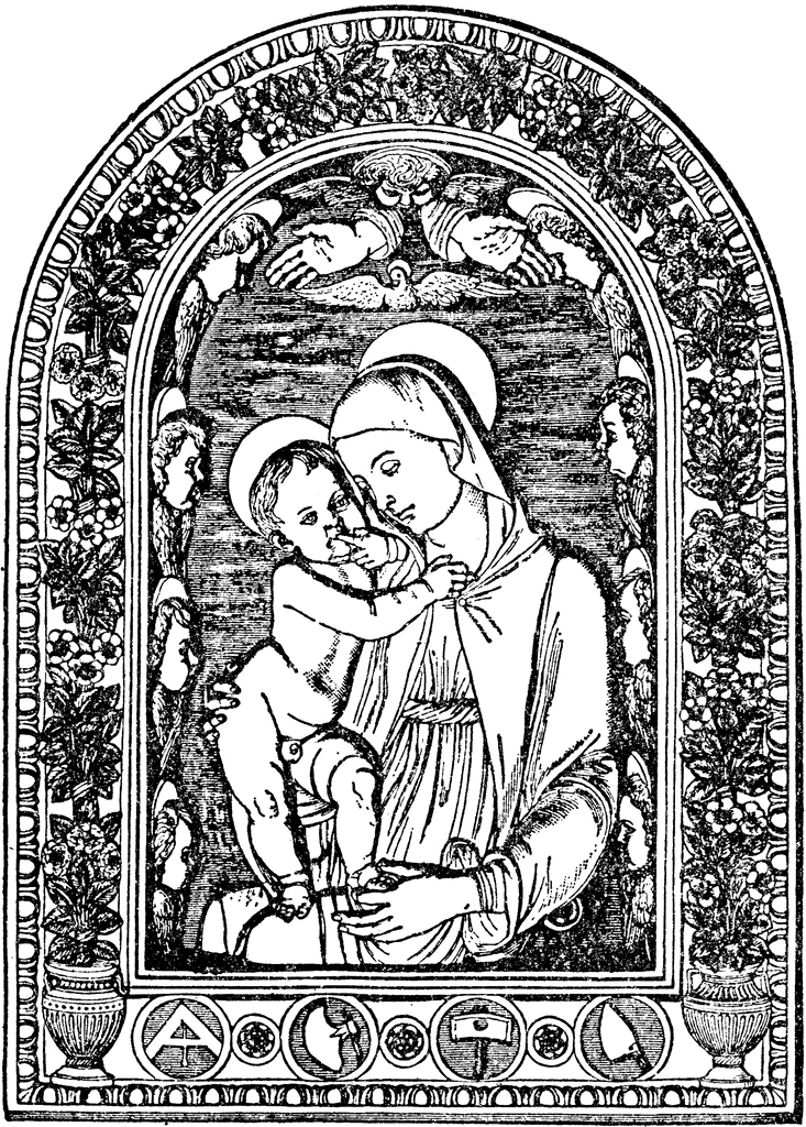 mary and jesus clipart - photo #20