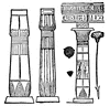 Egypt, Types of Columns of