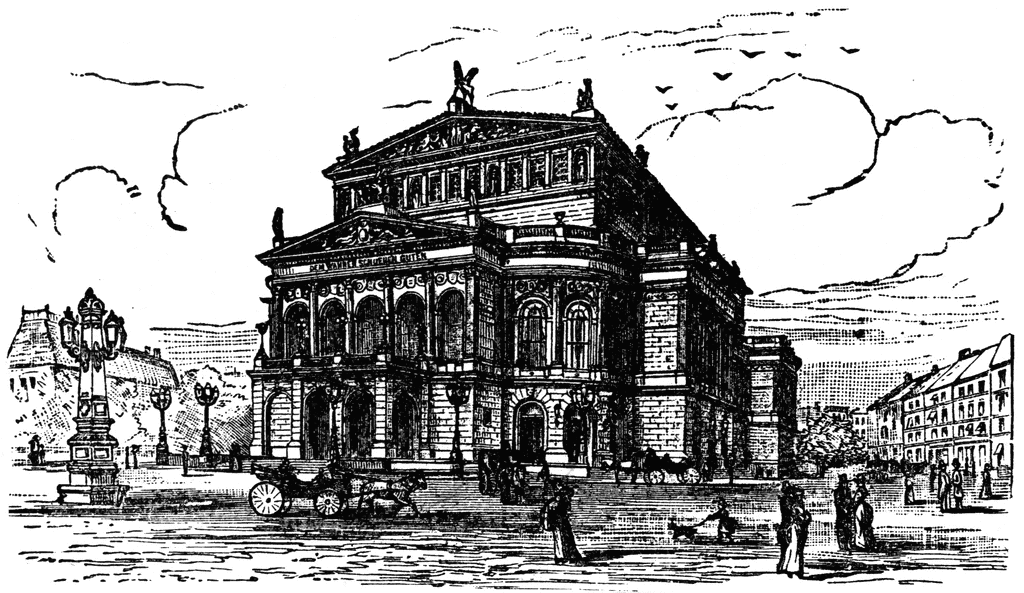 house clipart image. Frankfort, Opera House