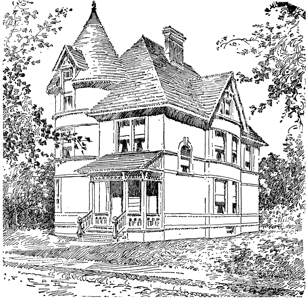 Adult Coloring Pages Victorian Houses