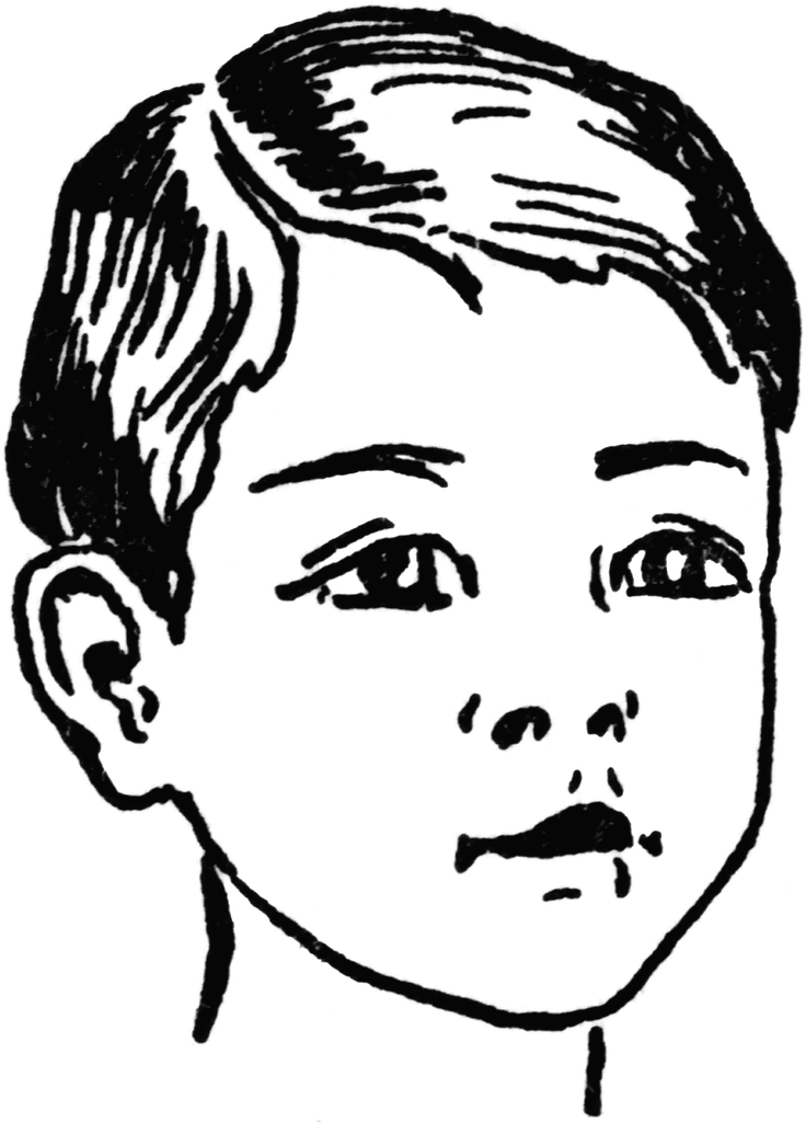 Head of a Boy | ClipArt ETC