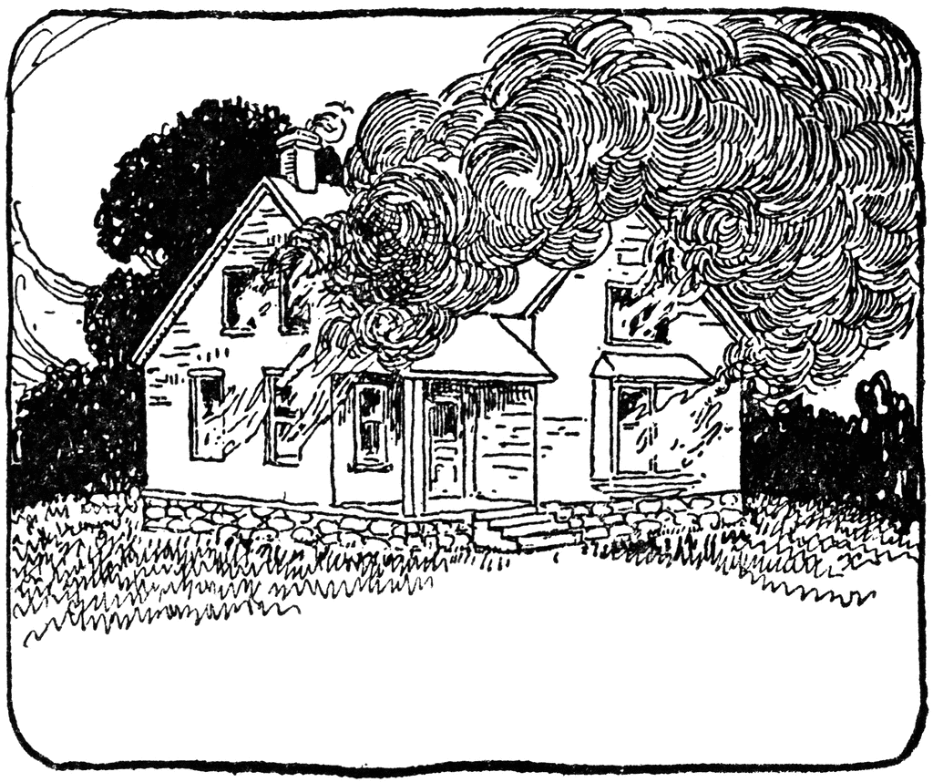 clipart burning house - photo #28