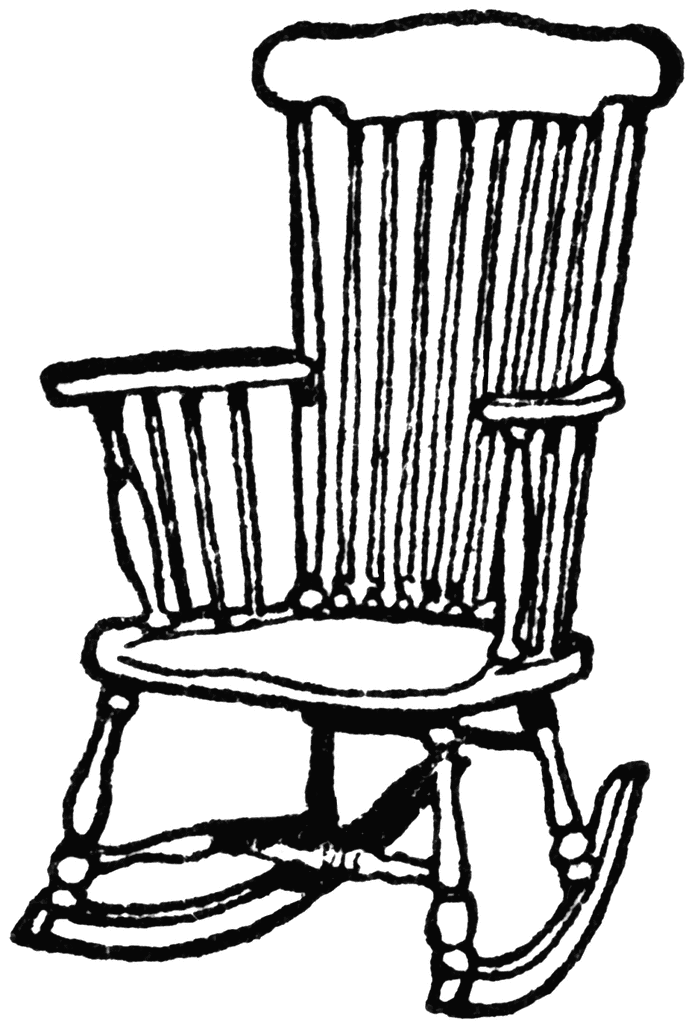 chairs clipart black and white - photo #30