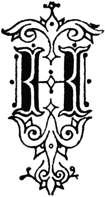 Decorative Letter H