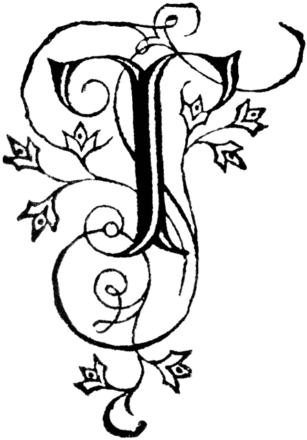 Decorative Letter T