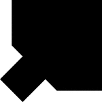 Tangrams, invented by the Chinese, are used to develop geometric thinking and spatial sense. Seven figures consisting of triangles, squares, and parallelograms are used to construct the given shape. This tangram depicts a stingray.