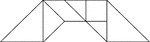 Tangrams, invented by the Chinese, are used to develop geometric thinking and spatial sense. Seven figures consisting of triangles, squares, and parallelograms are used to construct the given shape. This tangram depicts an arch.