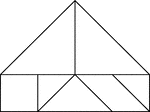 Tangrams, invented by the Chinese, are used to develop geometric thinking and spatial sense. Seven figures consisting of triangles, squares, and parallelograms are used to construct the given shape. This tangram depicts an irregular pentagon.