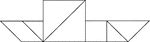 Tangrams, invented by the Chinese, are used to develop geometric thinking and spatial sense. Seven figures consisting of triangles, squares, and parallelograms are used to construct the given shape. This tangram depicts a boat.