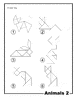 Animals Outline Solution Tangram Card #2