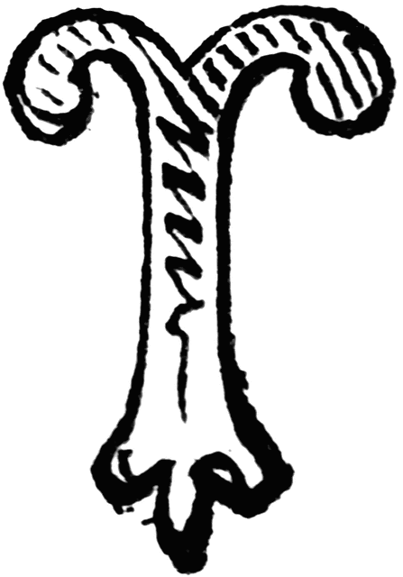 Decorative Letter T