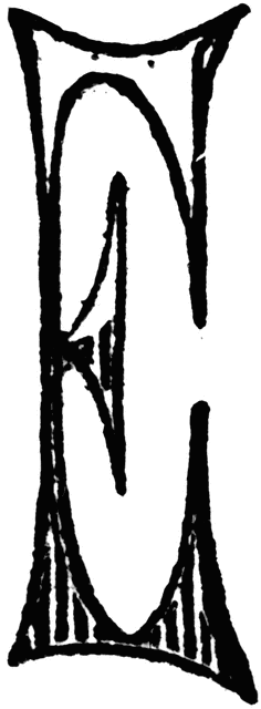 Decorative Letter E
