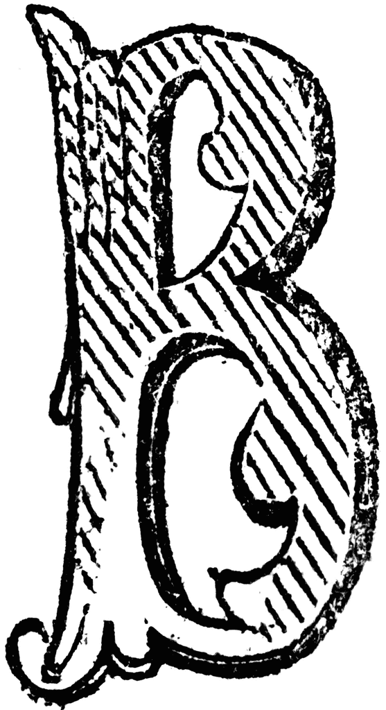 Decorative Letter B