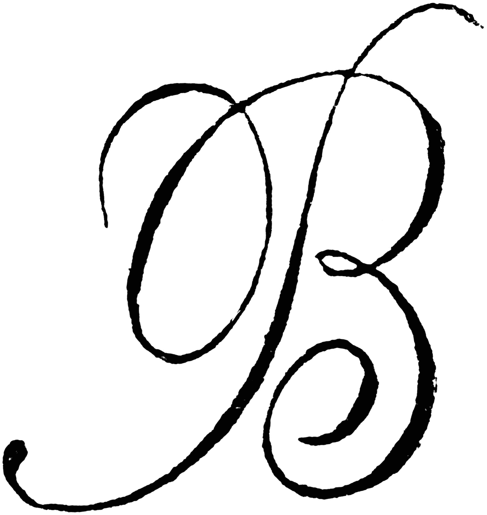 Decorative Letter B | ClipArt ETC